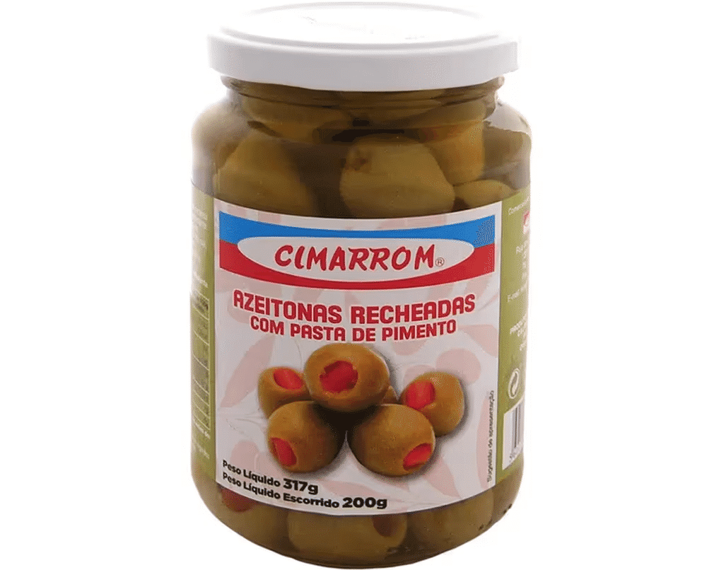 Azeitonas Recheada Com Pimento 317g - CIMARROM