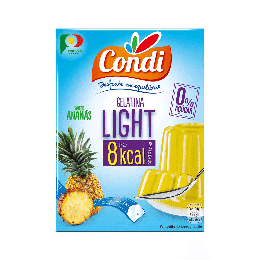 Gelatina em Pó Light de Ananás - CONDI
