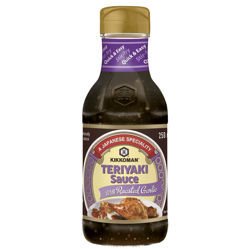 Molho teriyaki alho torrado, 250 ml - KIKKOMAN