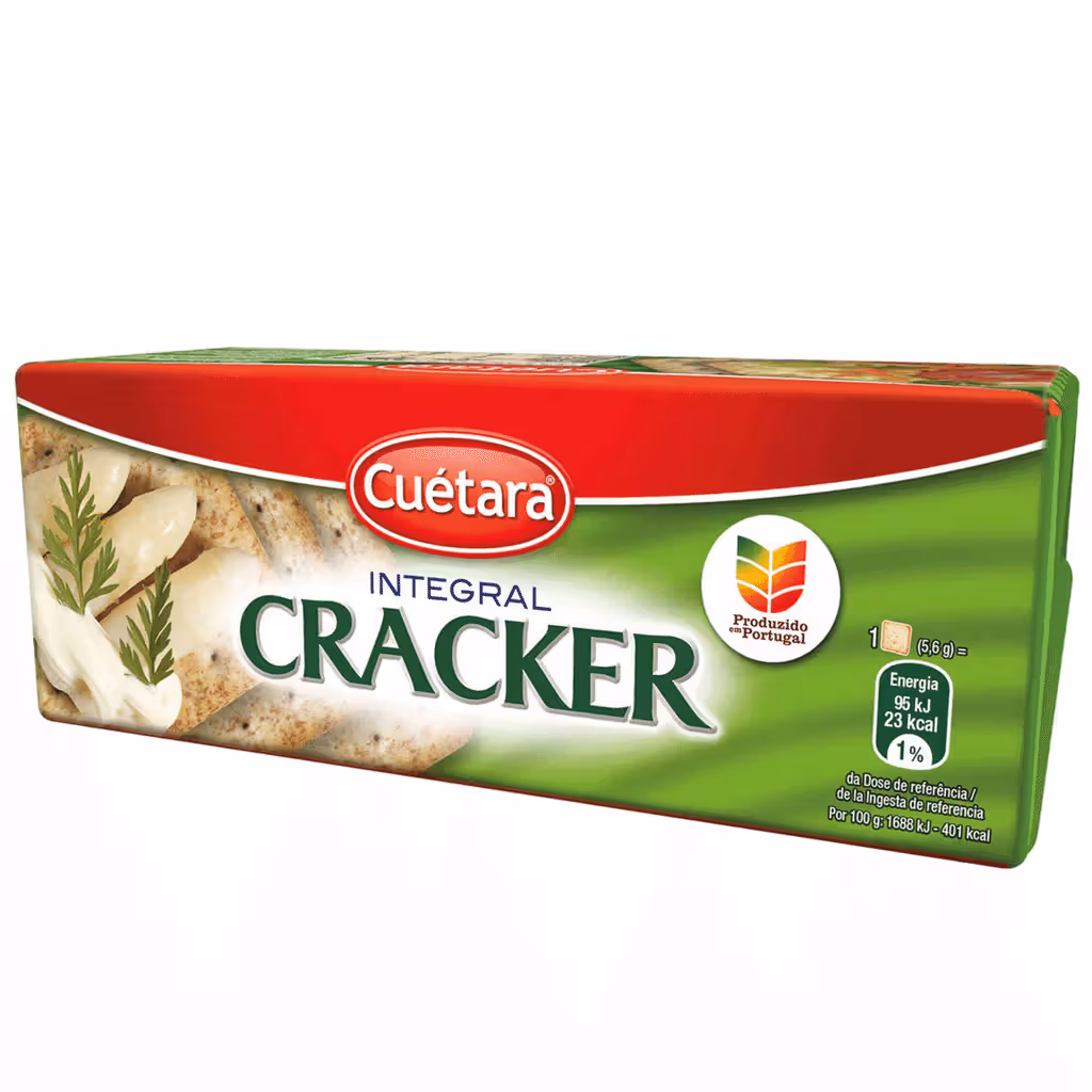 Bolachas Cream Cracker Integrais - CUÉTARA