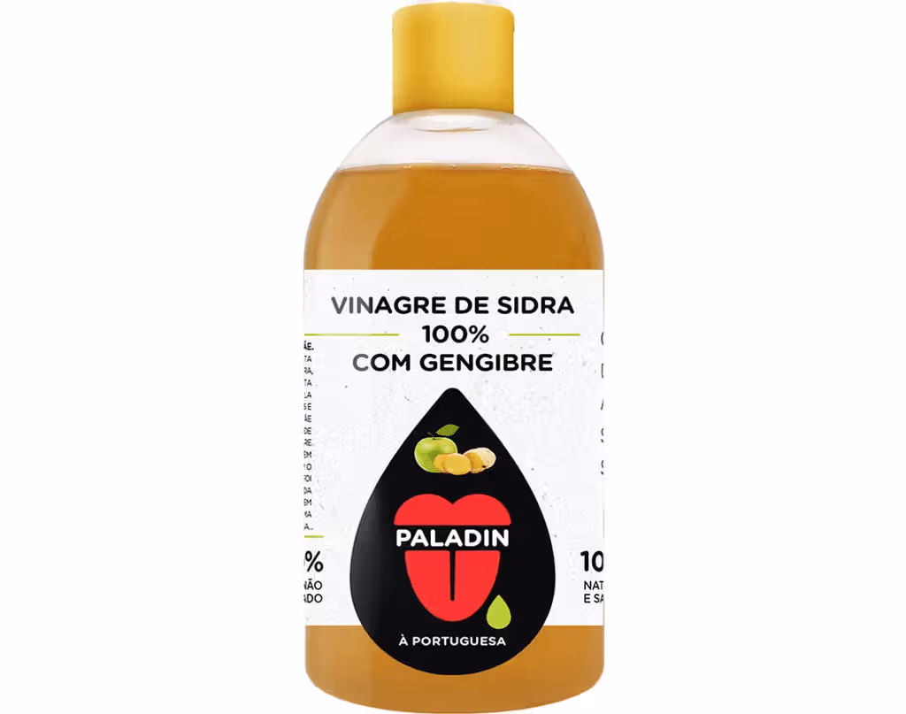 Vinagre Sidra 100% Natural Com Gengibre 0.50l - PALADIN