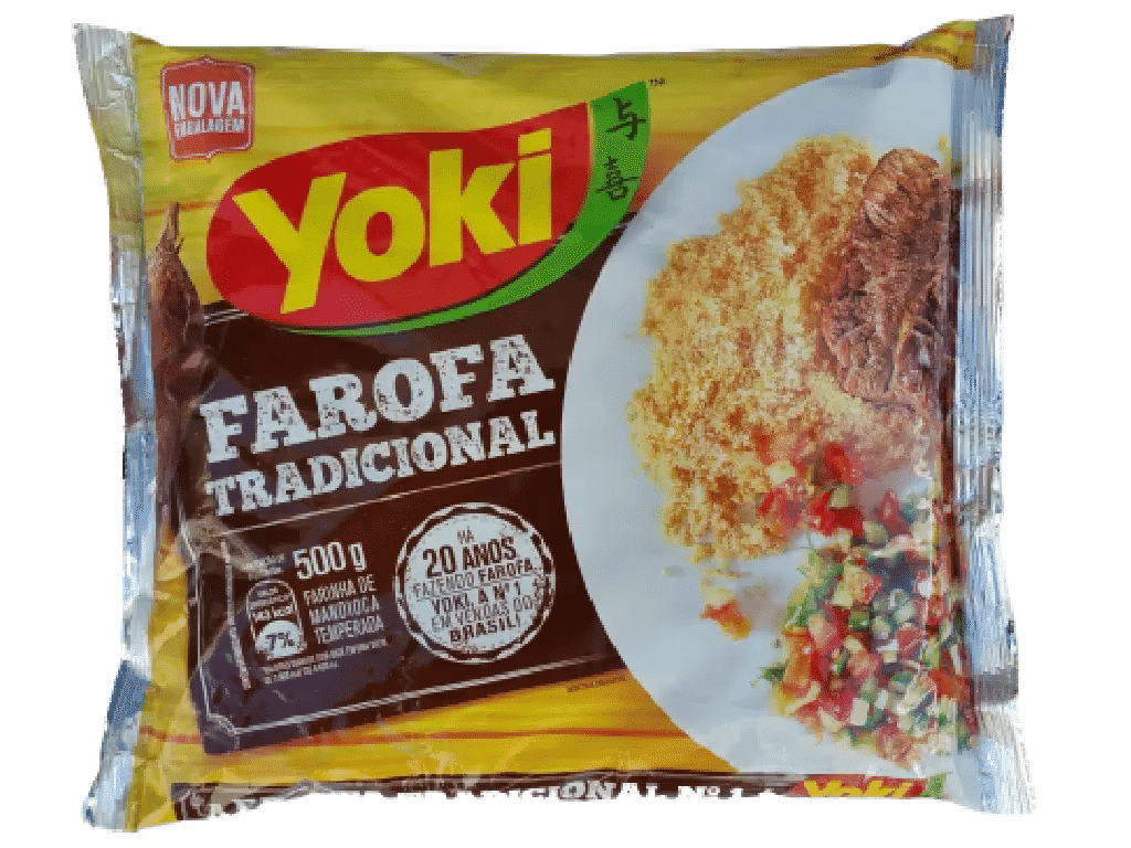Farofa Mandioca Temperada 500g - YOKI