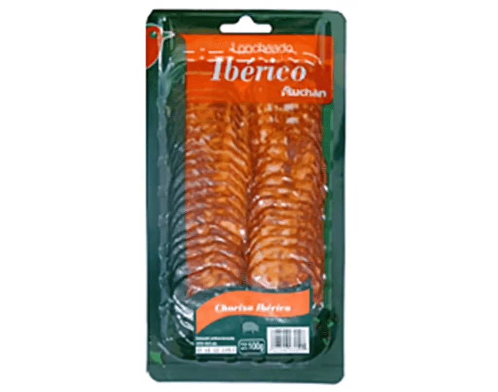 Chourico Iberico Fatias 100 G - AUCHAN
