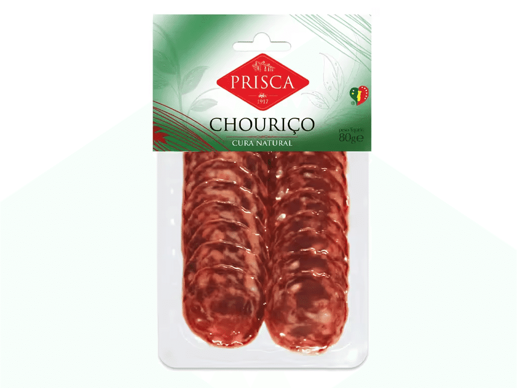 Chouriço Cura Natural Fatiado 80g - CASA DA PRISCA