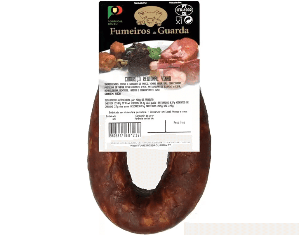 Chouriço Vinho 200G - FUMEIROS DA GUARDA