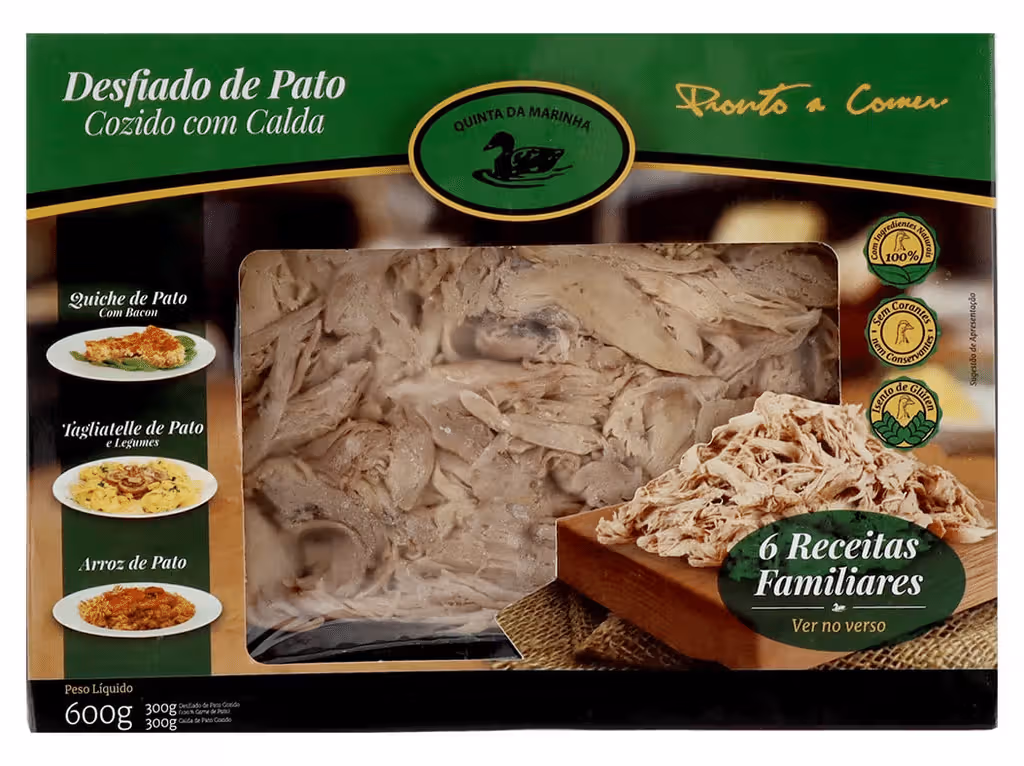 Pato Desfiado Marinhave 600g - MARINHAVE
