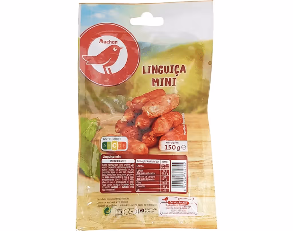 Linguiça Mini 150G - AUCHAN