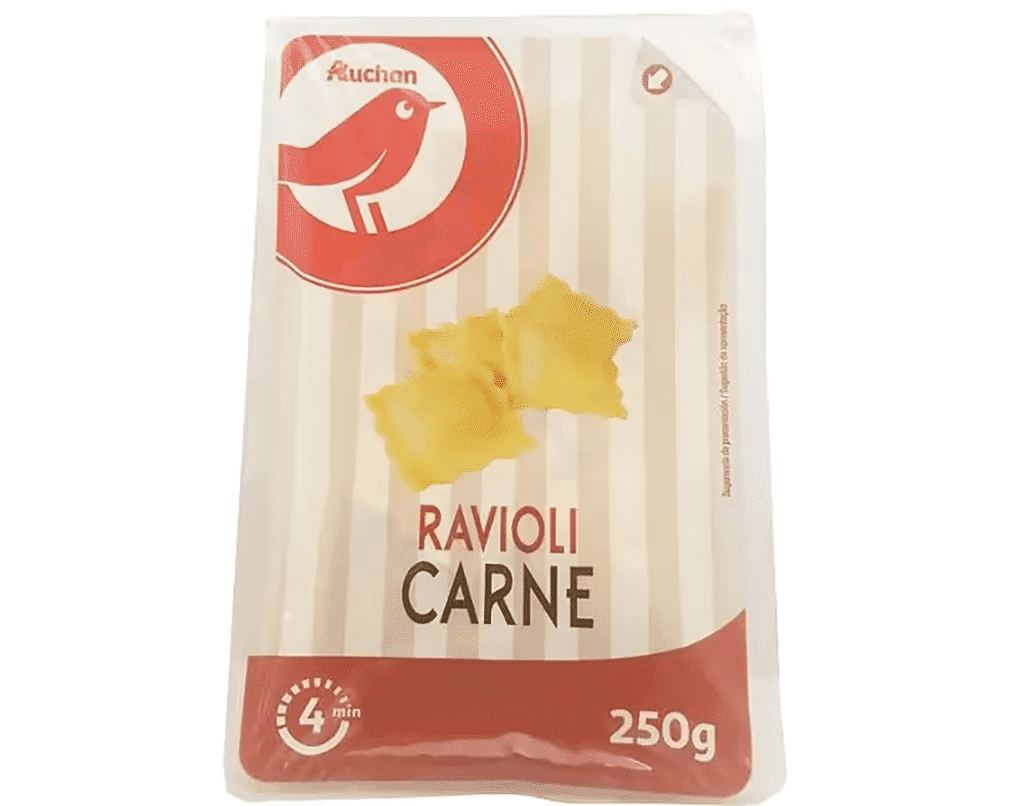 Massa Ravioli C / Carne 250 G - AUCHAN