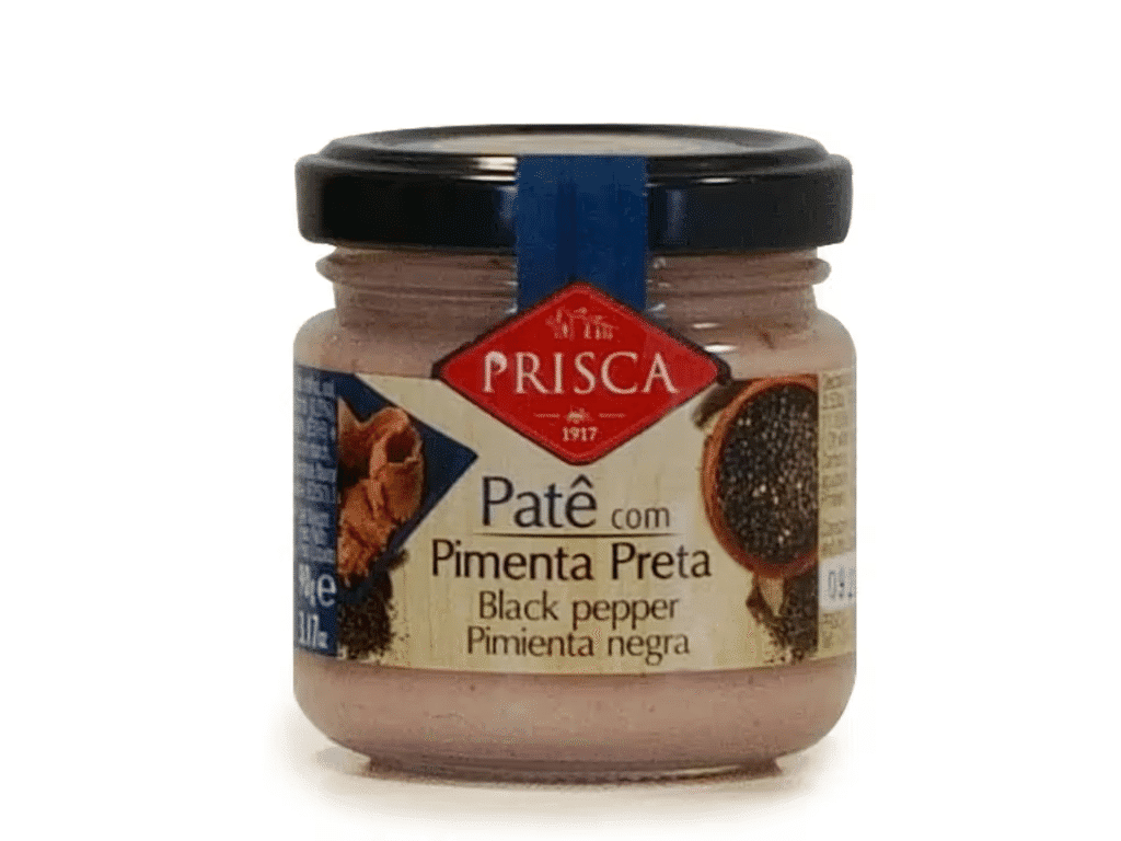 Patê Com Pimenta Preta 90g - CASA DA PRISCA