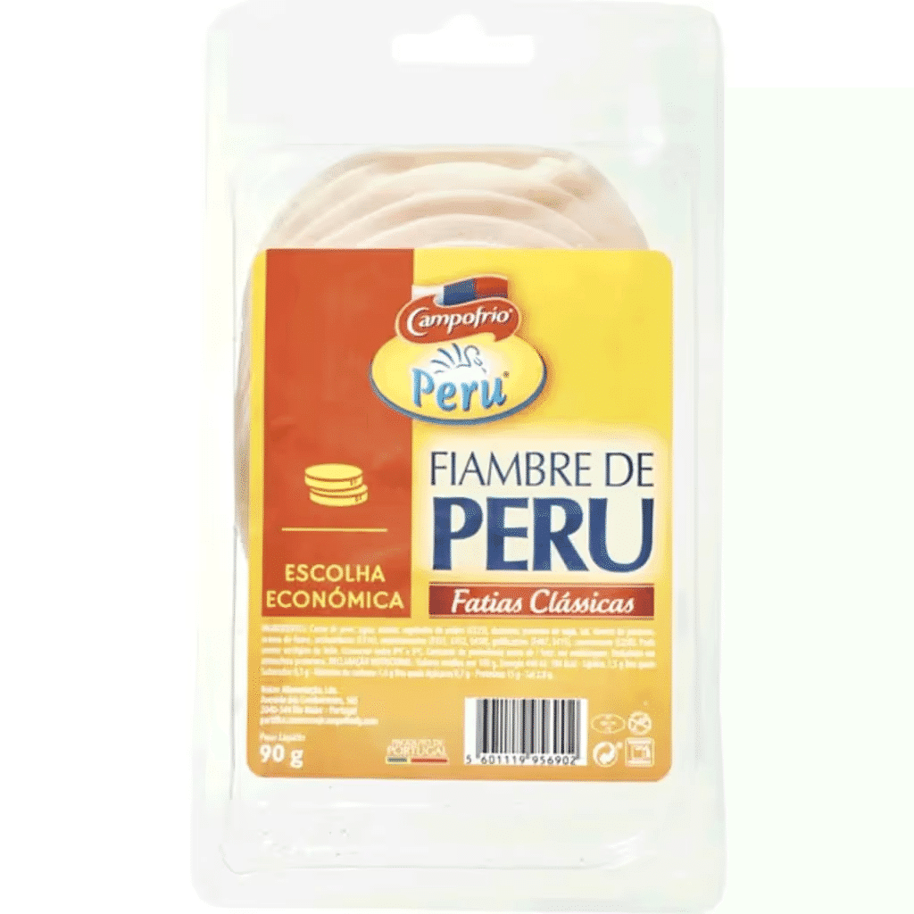 Fiambre de Peru em Fatias sem Glúten embalagem 90 g - CAMPOFRIO