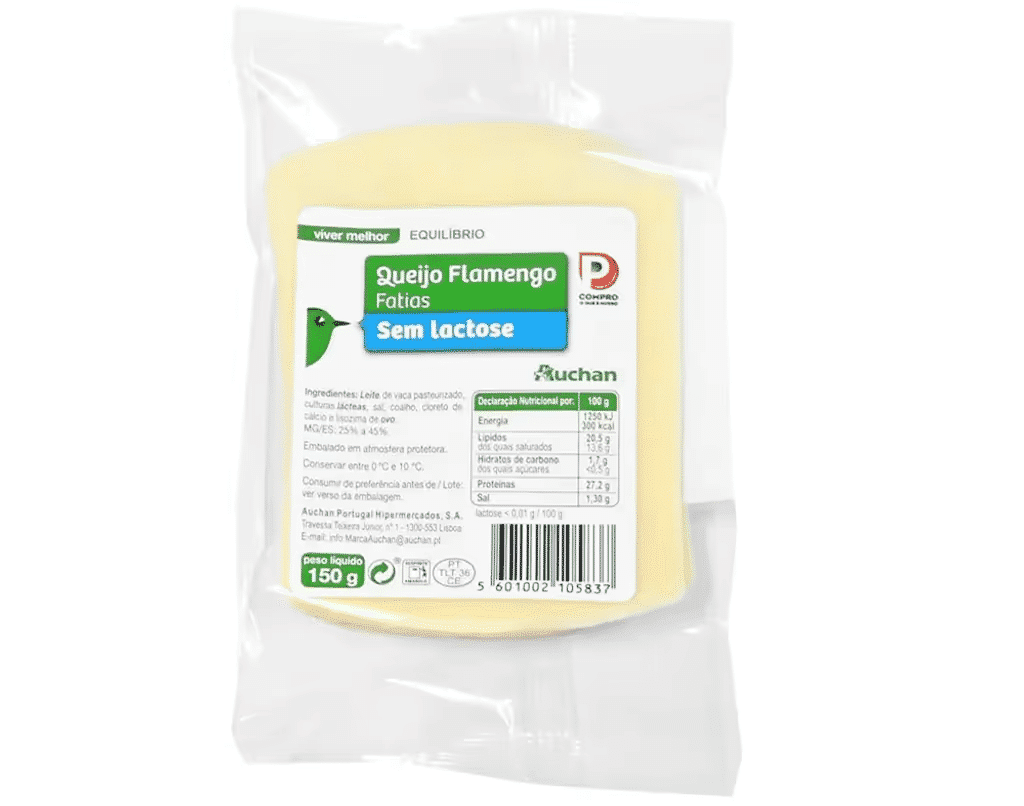 Queijo Flamengo S / Lactos.Fatias 150 G - AUCHAN VIVER MELHOR