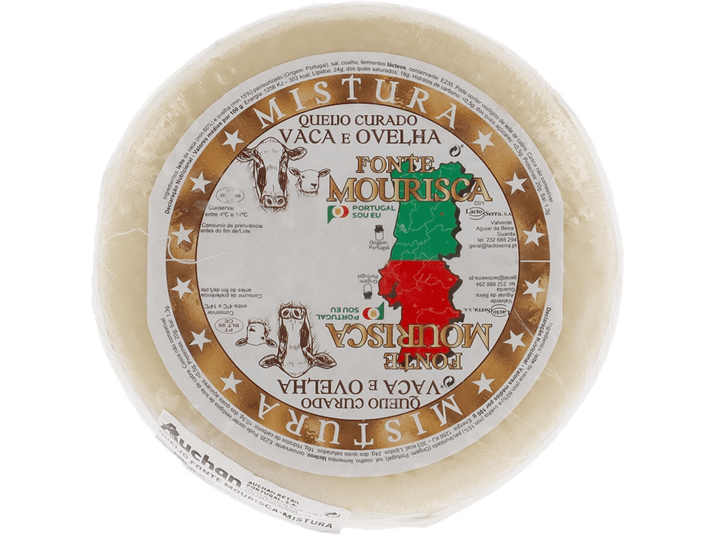 Queijo Mistura Vaca Ovelha Kg - FONTE MOURISCA