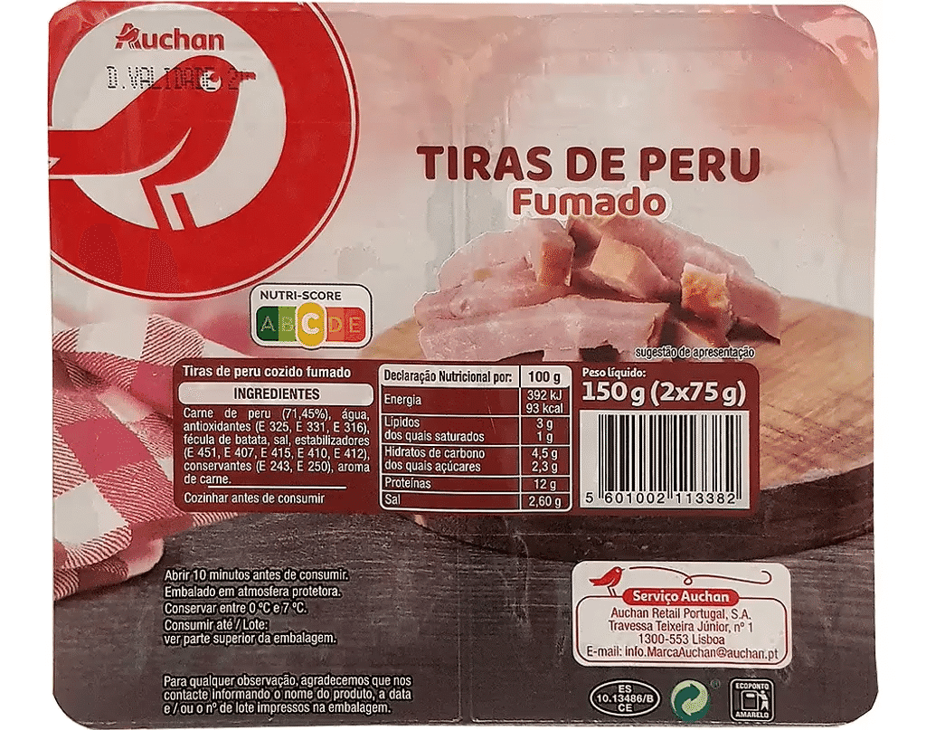 Tiras De Perú Fumado 2 X 75 G - AUCHAN