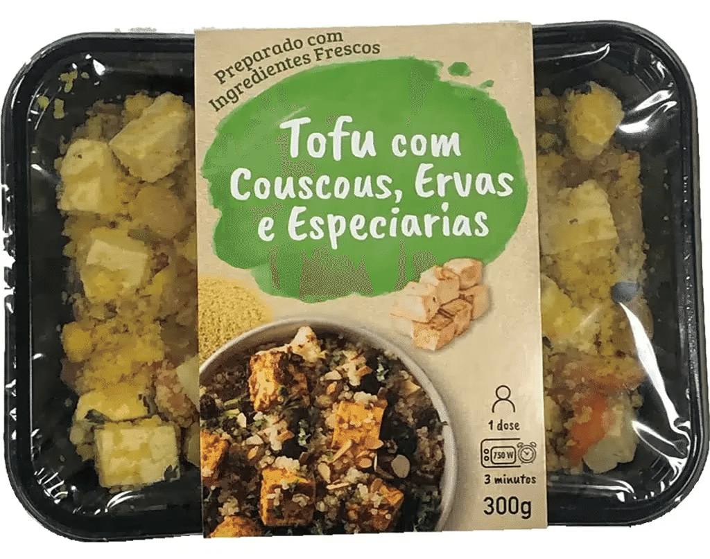 Tofu Com Couscous Ervas E Especiarias 300 G -