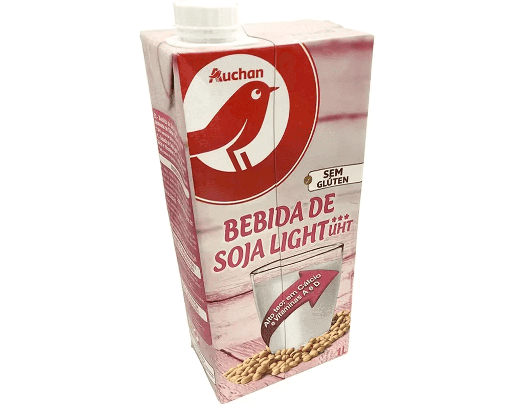 Bebida Soja Light S / Glúten 1L - AUCHAN