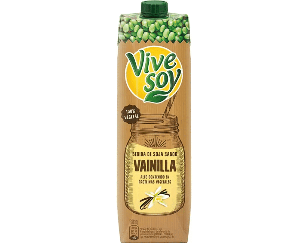 Bebida Soja C / Baunilha 1L - VIVE SOY