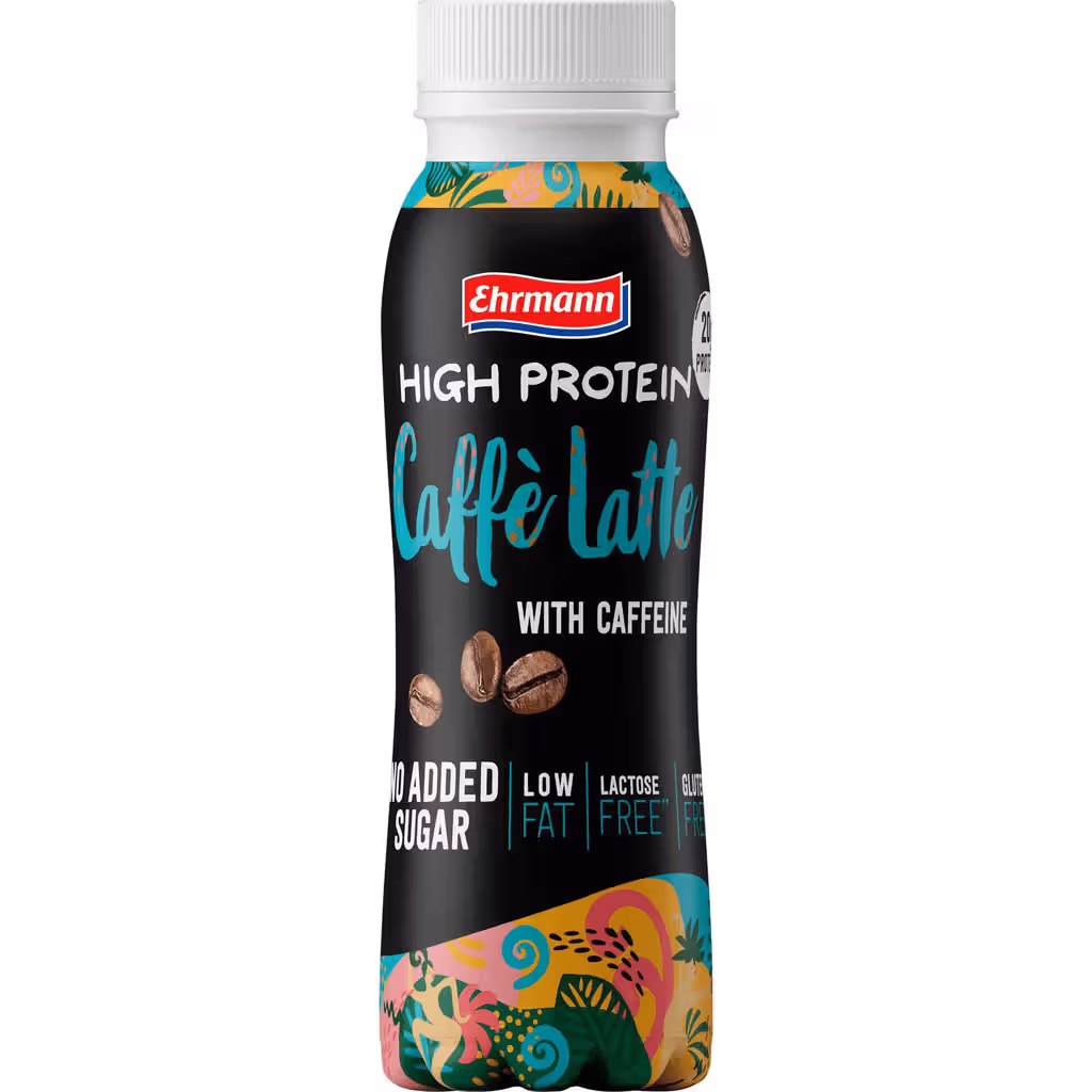 Iogurte Líquido Proteína Caffe Latte sem Lactose - EHRMANN
