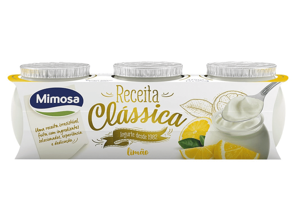 Iogurte Receita Clássica Limão 3x125g - MIMOSA