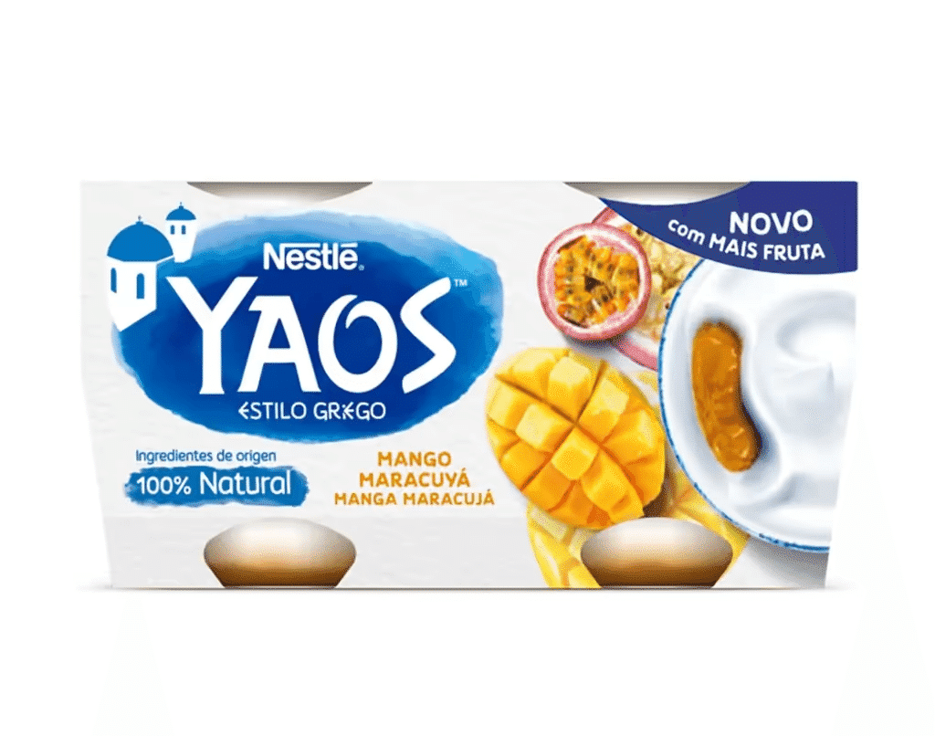 Iogurte Grego Manga & Maracuja 4 X 110G - YAOS