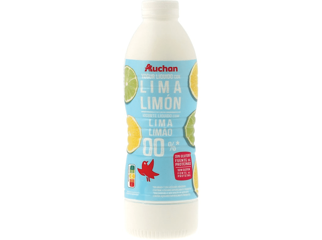 Iogurte Líquido Magro Lima Limão Sem Glúten 1kg - AUCHAN