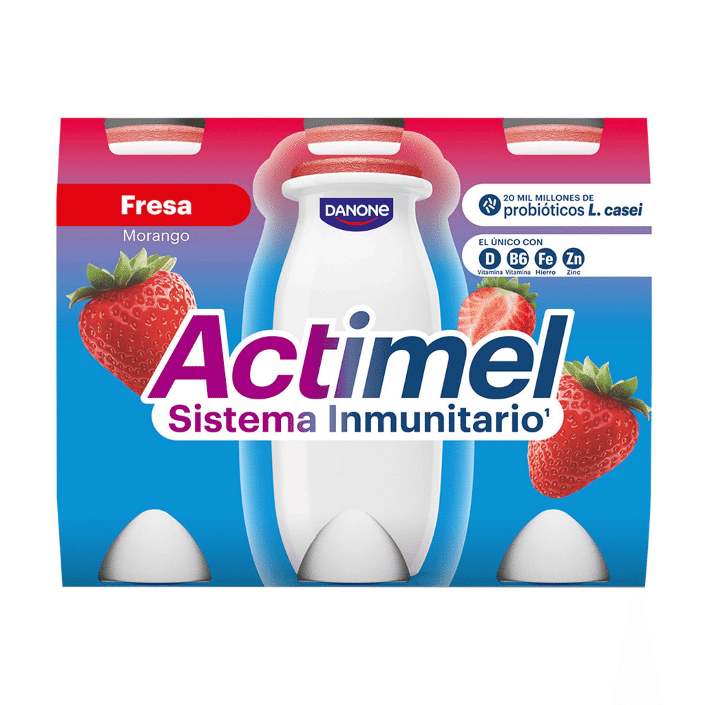 Iogurte Líquido Defesa Morango - ACTIMEL DANONE