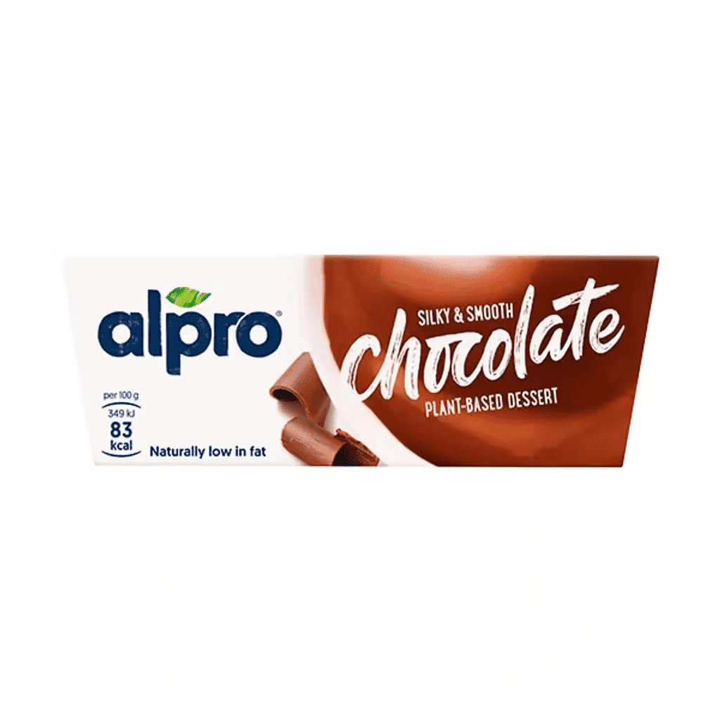 Sobremesa de Soja com Chocolate Preto Pack 4 embalagem 125 g - ALPRO