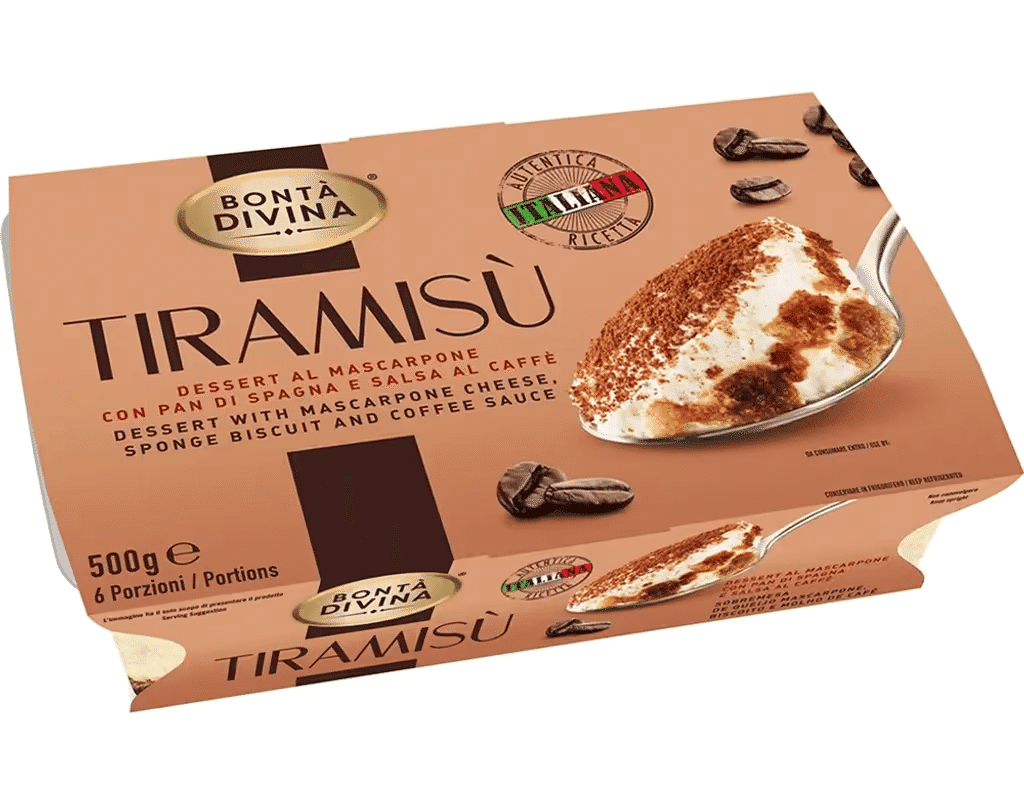 Sobremesa Tiramisu 500 G - BONTA DIVINA