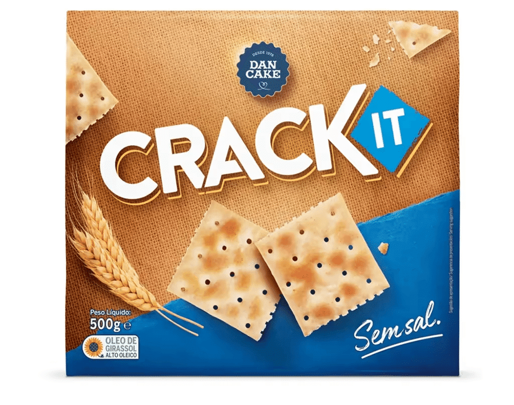 Cracker Integral sem Sal Crack It - DAN CAKE