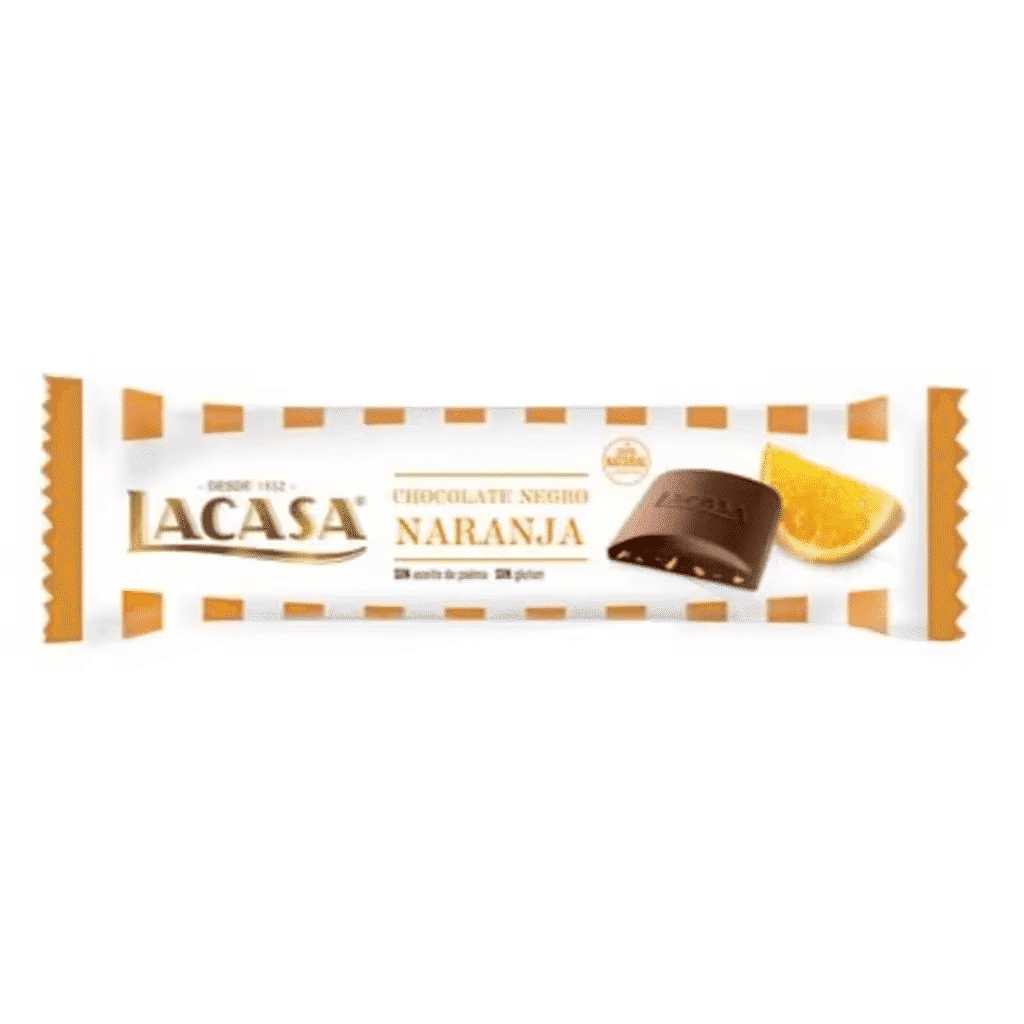 Tablete de Cacau e Laranja sem Glúten - LACASA