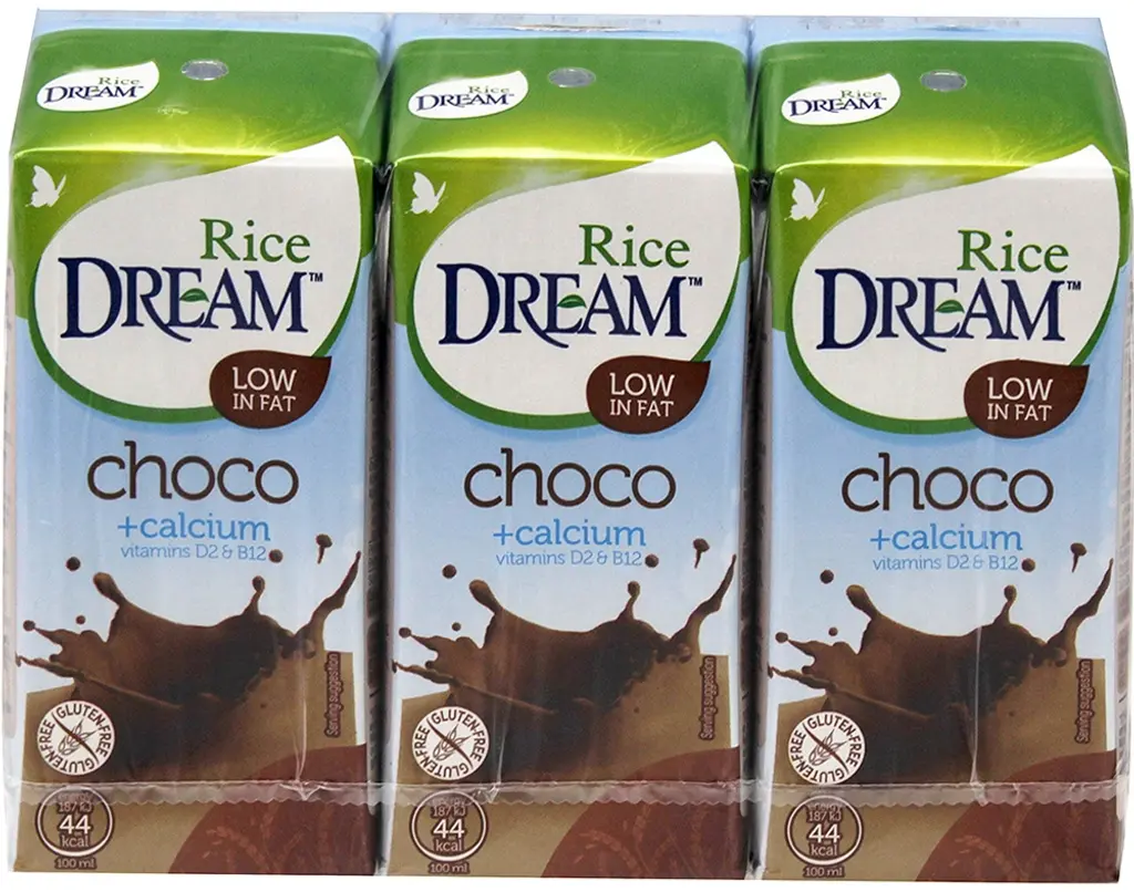Bebida De Arroz Rice  C / Chocolate 3X200 Ml - DREAM