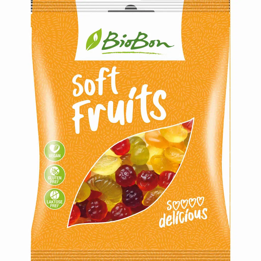 Gomas de Sabor a Fruta sem Glúten - BIOBON