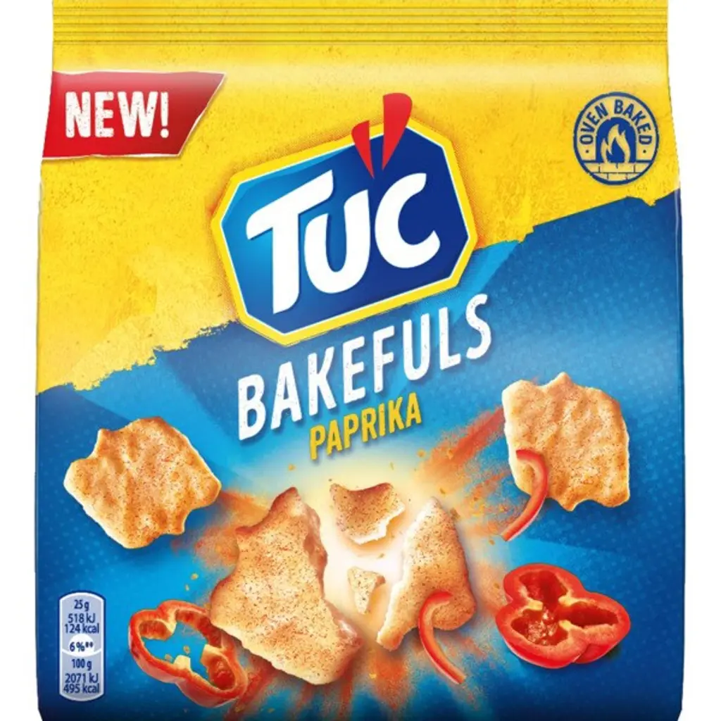 Bolacha Cracker Bakefuls Paprika - TUC