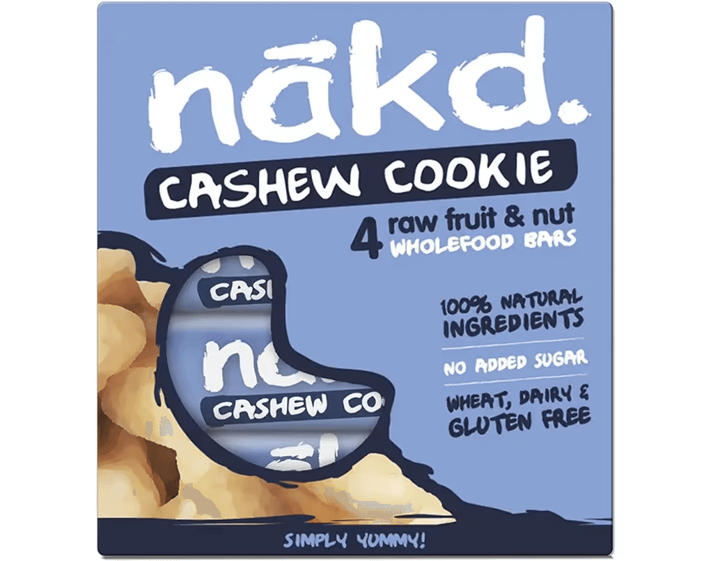 Barras Cruas De Fruta Caju Cookie X G Naked Nutrip Dia