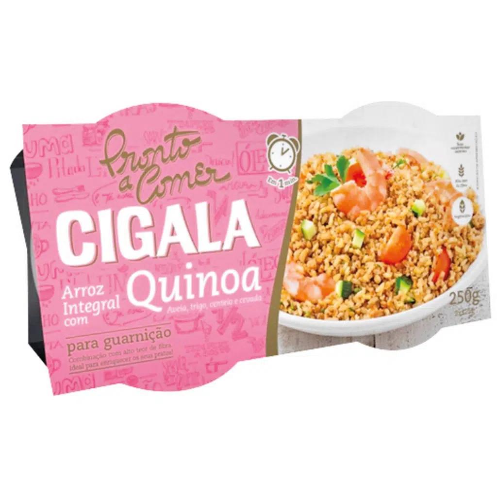 Arroz Integral com Quinoa Pronto a Comer - CIGALA