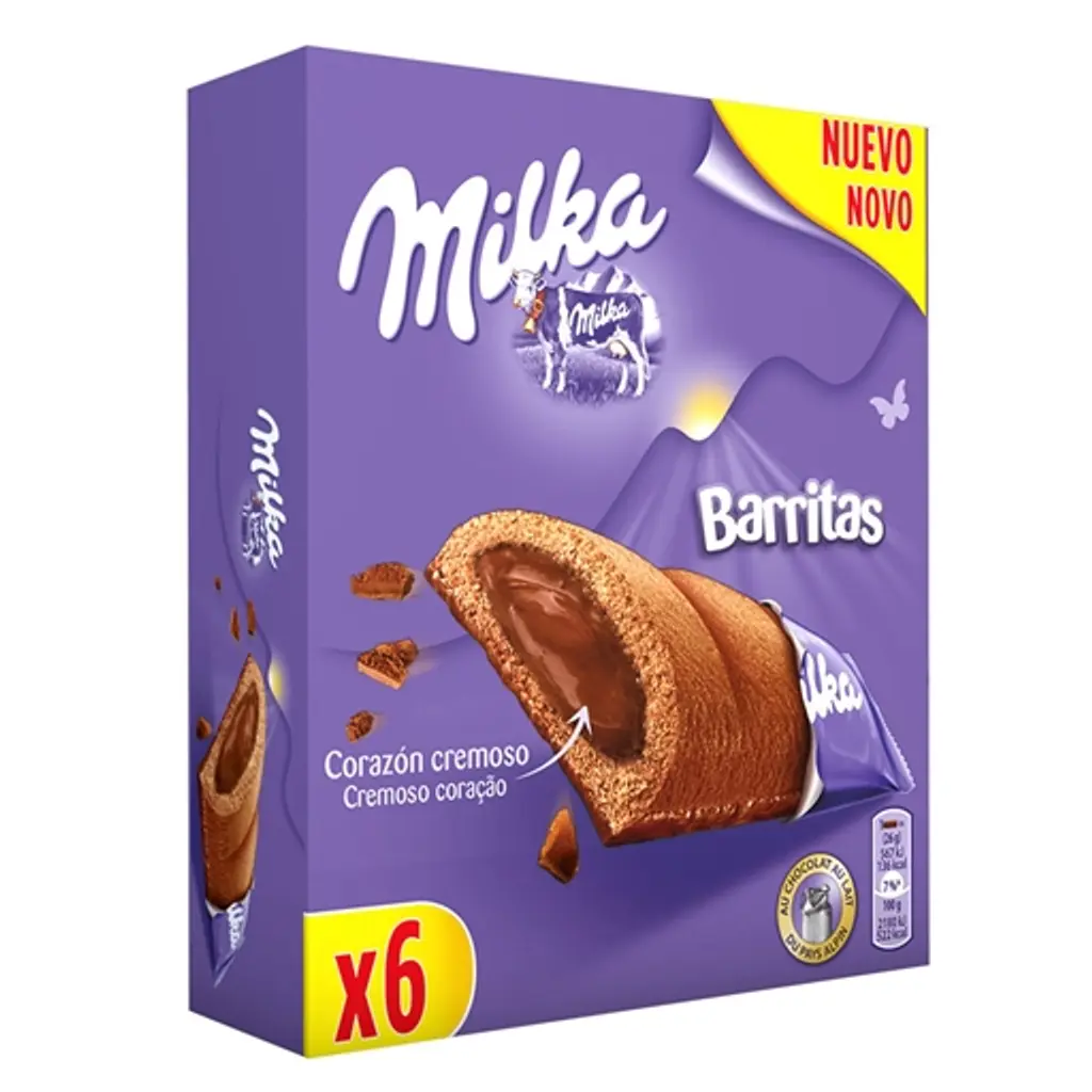Bolachas Barritas Chocolate - MILKA