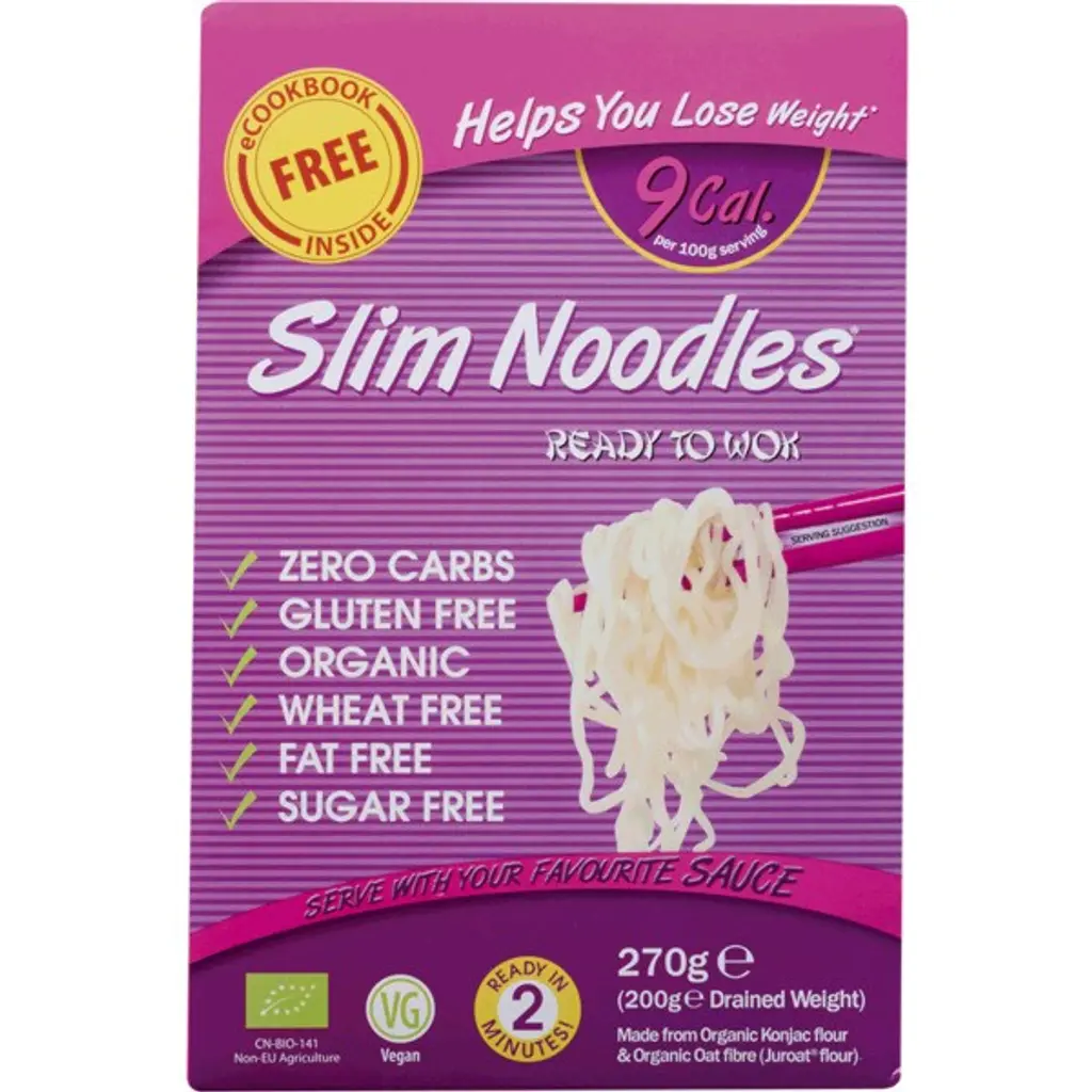 Slime Noodles sem Glúten embalagem 200 g - NAH EAT WATER
