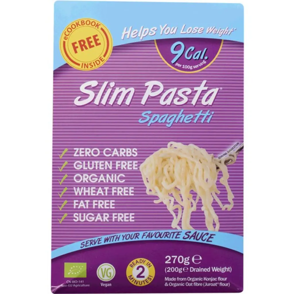 Spaghetti sem Glúten embalagem 200 g - NAH EAT WATER SLIM PASTA