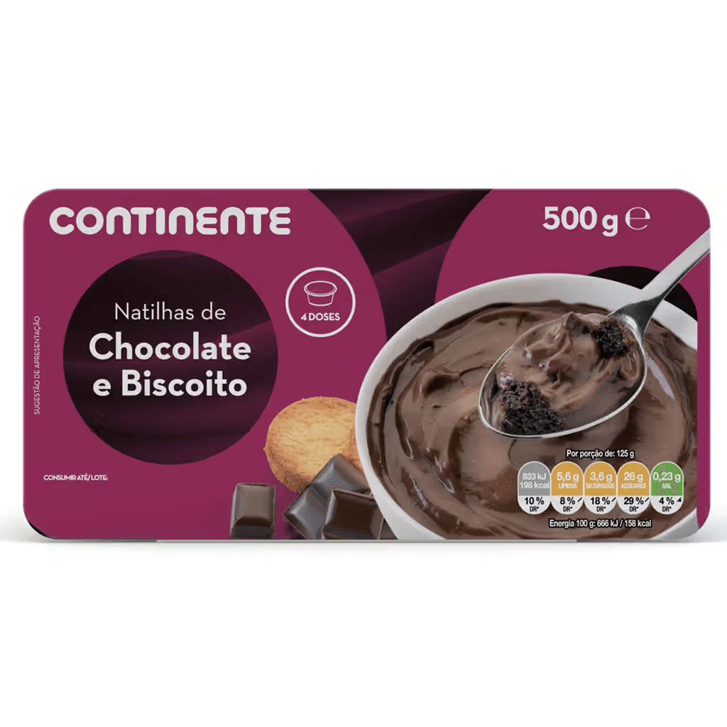 Natilhas Chocolate - CONTINENTE
