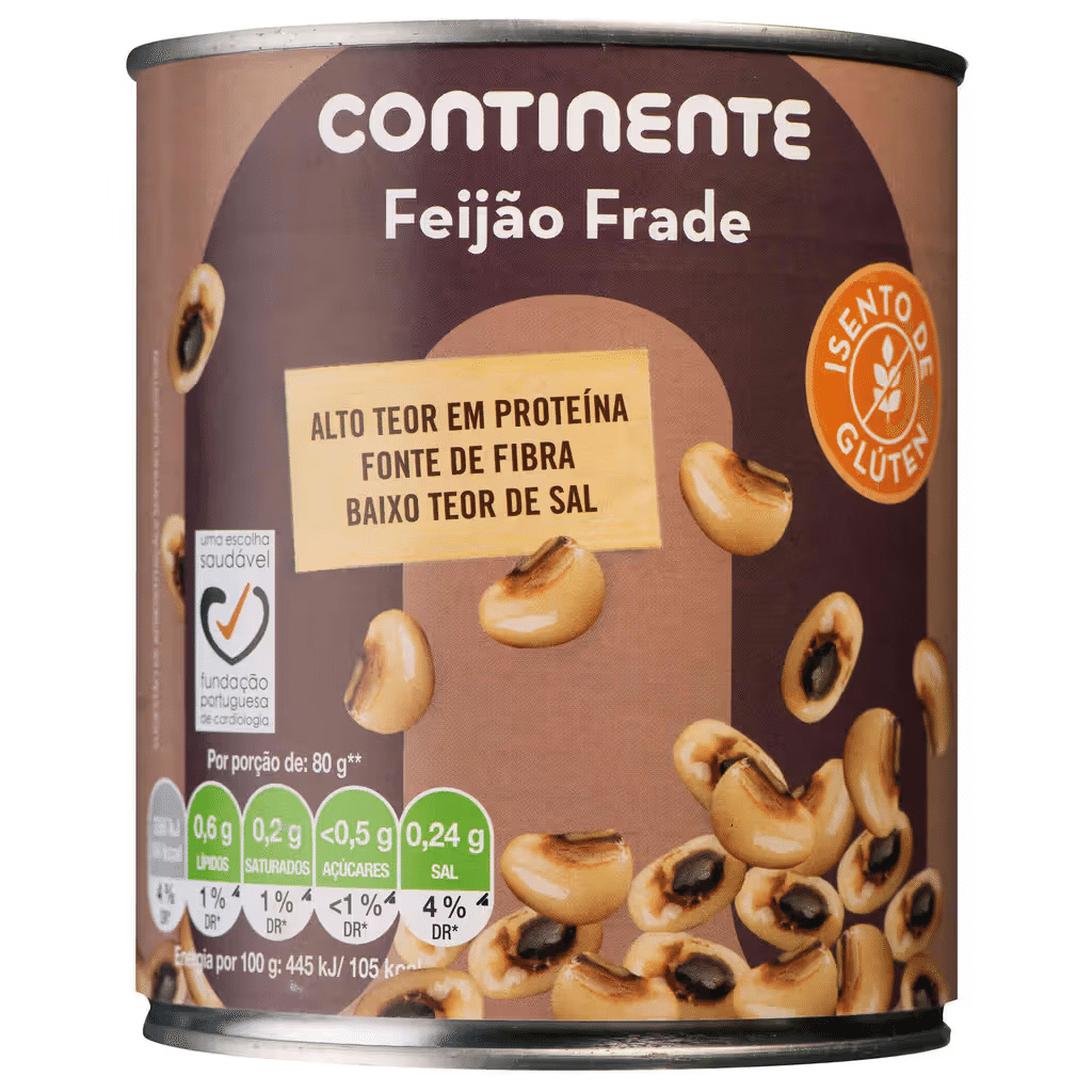 Feijão Frade Cozido - CONTINENTE