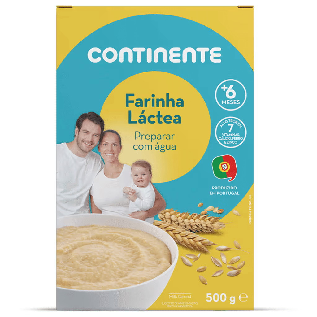 Papa Infantil Farinha Láctea Multicereais +6M