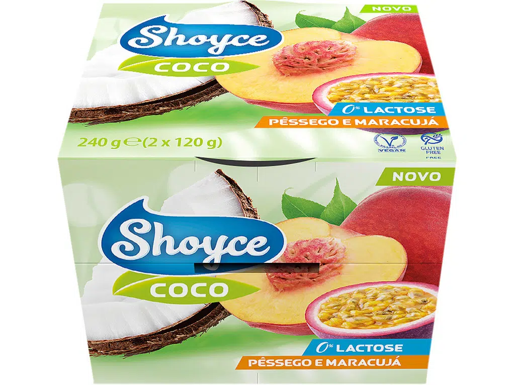 Cocogurte Pêssego E Maracujá 2x120g - SHOYCE