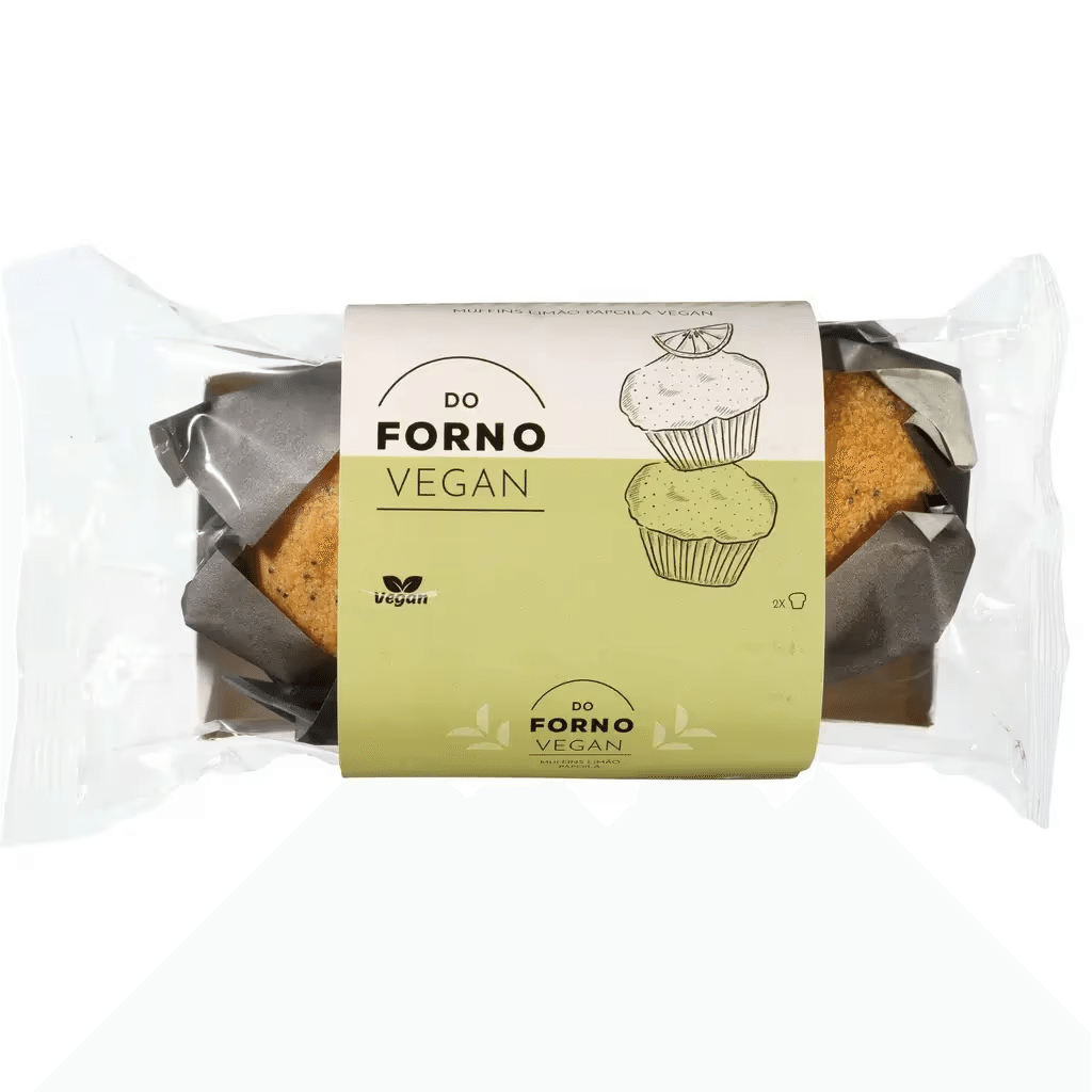 Muffin de Limão e Papoila Vegan - MUSEU DO PÃO