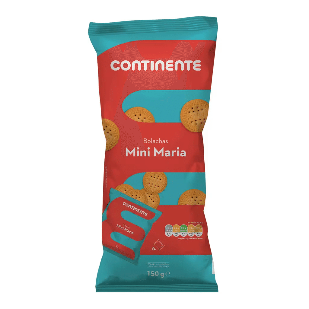 Bolachas Mini Maria Continente Nutripédia