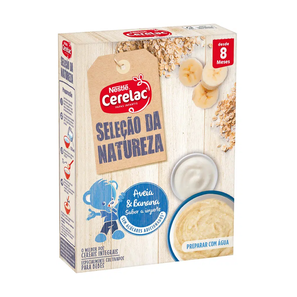 Farinha Láctea de Aveia Banana e Iogurte Seleção da Natureza Nestlé - CERELAC