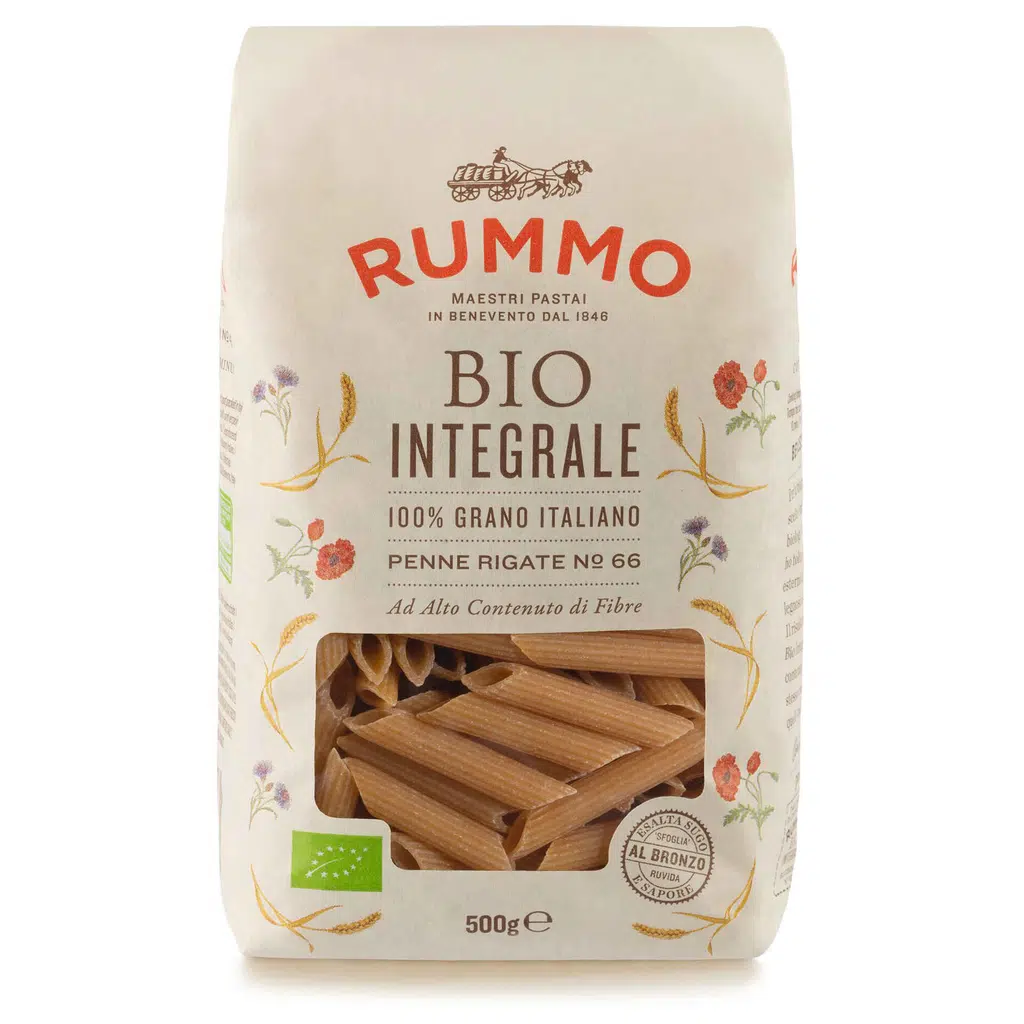 Massa Penne Rigate Integral Bio 500g - RUMMO
