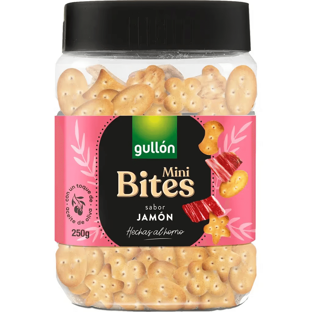 Mini Bites Sabor Presunto Embalagem 250 G GullÓn Nutripédia