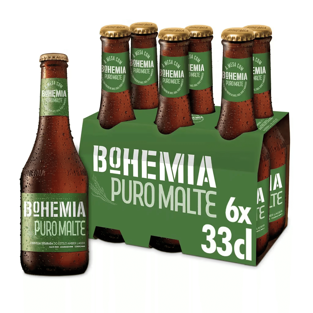 Mercadão - Pingo Doce: Cerveja com Álcool Bohemia Original Sagres