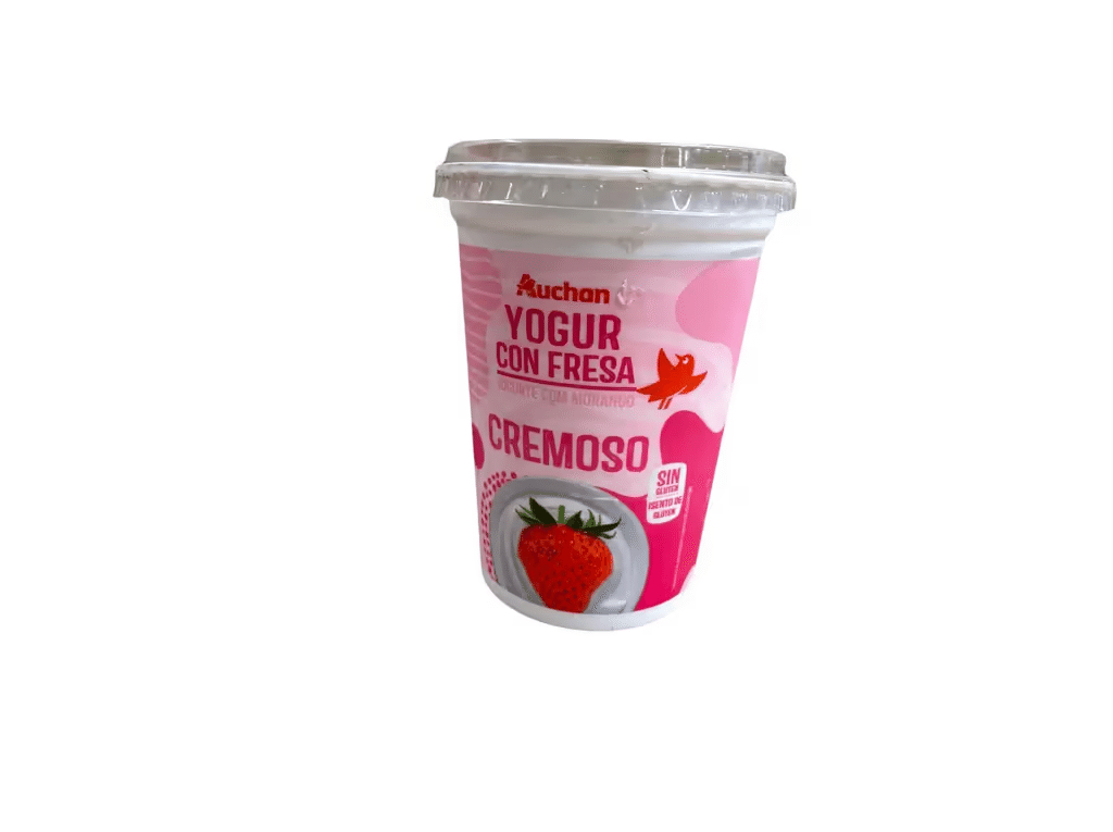 Iogurte Com Morango Cremoso 500g - AUCHAN