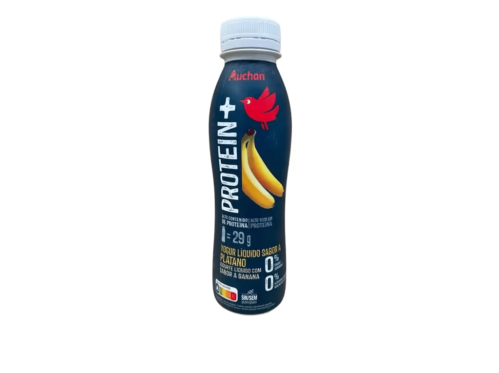 Iogurte Líquido+proteína Banana 400g - AUCHAN