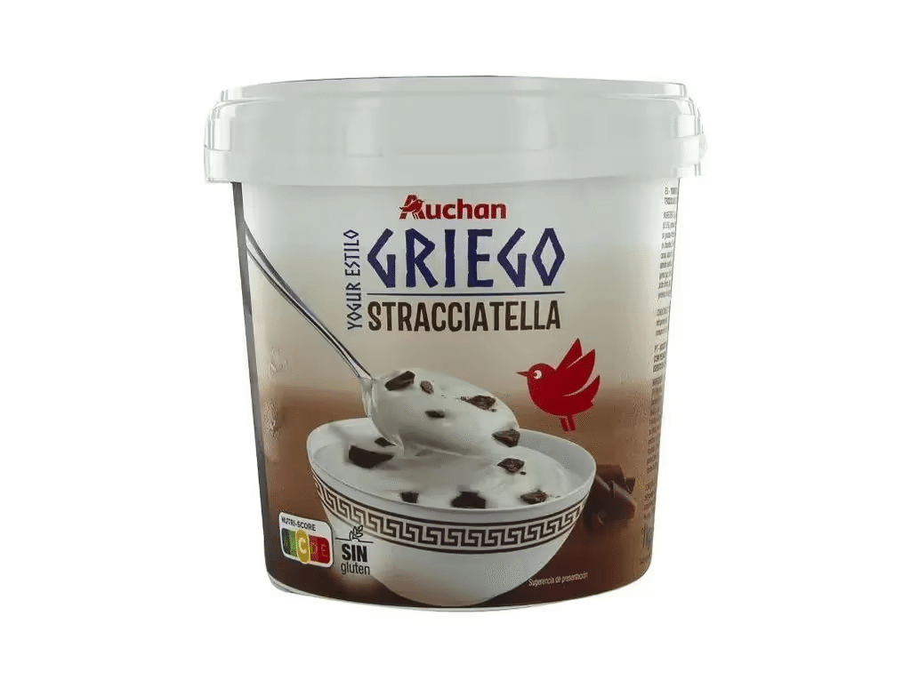 Iogurte Grego Stracciatella 1kg - AUCHAN